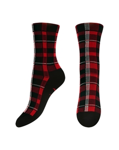 Носки женские красная клетка 38-40 Monchini