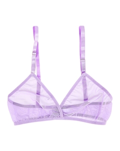 Топ женский в сетку сиреневый L Trendy look