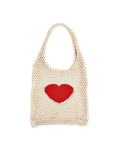 Сумка вязаная Lady pink