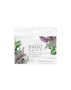 Саше ароматическое Мята и базилик Bago home