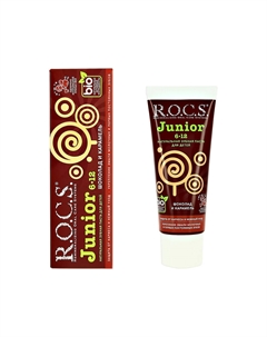 Паста зубная детская JUNIOR Шоколад и карамель 74 г R.o.c.s.