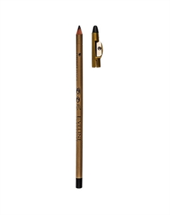 Карандаш для глаз EYELINER PENCIL с точилкой водостойкий тон черный Eveline