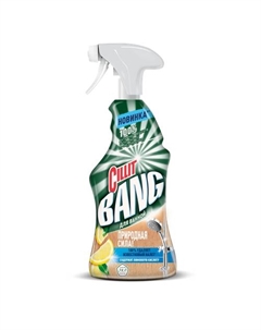 Средство чистящее для ванной BANG ПРИРОДНАЯ СИЛА с лимонной кислотой 450 мл Cillit