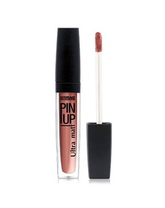 Блеск для губ PIN UP ULTRA MATT матовый тон 25 toffee Luxvisage