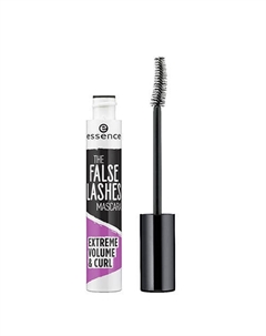 Тушь для ресниц THE FALSE LASHES MASCARA EXTREME VOLUME & CURL черная объем и подкручивание Essence