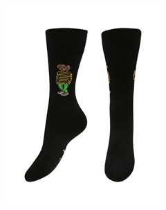 Носки мужские BEAR мишка в черно-желтой футболке 39-42 Monchini
