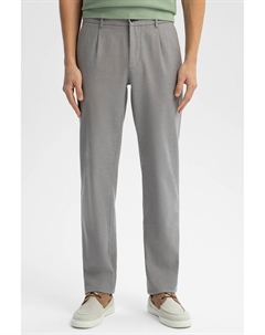 Брюки из хлопка и льна Kanzler