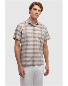 Сорочка Limited edition с коротким рукавом из австрийской хлопковой ткани Getzner Kanzler