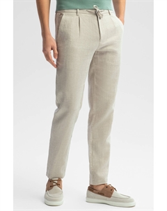 Брюки изо льна и хлопка Kanzler