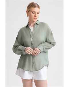 Рубашка из рами свободная Kanzler