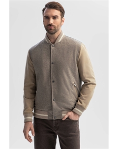 Бомбер Limited edition двусторонний из итальянской шерстяной ткани Vitale Barberis Kanzler