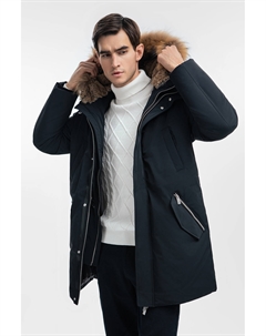 Пуховик с водоотталкивающей обработкой и натуральным мехом Kanzler