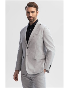 Пиджак из хлопка и льна Kanzler