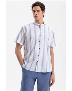 Сорочка с коротким рукавом из австрийской ткани Getzner Kanzler