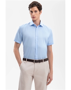 Сорочка с коротким рукавом из хлопка, устойчивая к сминанию Kanzler