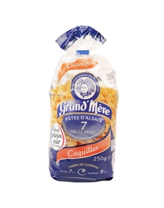 Макаронные изделия №7 рожки яичные, 250 г Grand mere