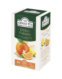 Чай травяной Citrus Passion с лимоном и апельсином 20х2 г Ahmad tea