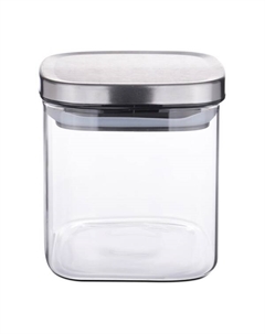 Банка для сыпучих продуктов с крышкой 600 мл Weis