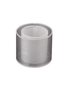 Абажур двойной, цилиндр серый е14, h=130mm, d150 mm, кольцо нижнее Vitaluce