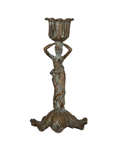 Подсвечник нимфа 8.5x8.5x15.5 см Гласар