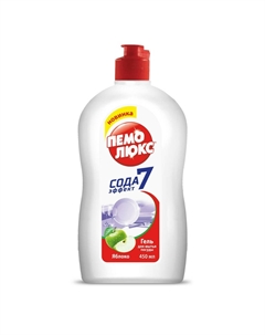 Средство для мытья посуды Сода 7 эффект Яблоко 450 г Пемолюкс