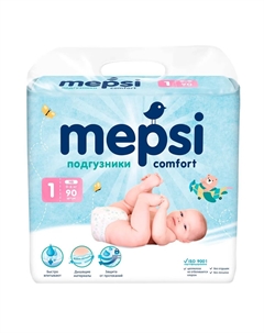Подгузники детские NB, до 6 кг, 30 шт Mepsi