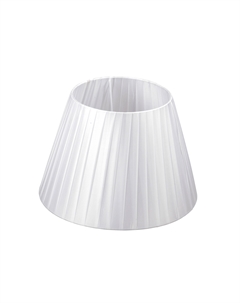 Абажур белые полосы, е27, h=200mm, d180xd300 mm, кольцо нижнее Vitaluce
