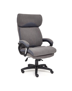 Кресло ТС 70х48х129 см флок/ткань серый/серый Tc