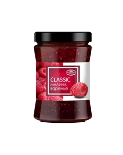 Варенье Сибирская ягода малиновое стеклянная банка 300 г Bionergy