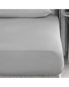 Простыня на резинке Авари серая 160х200+30 см Togas