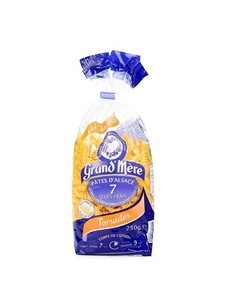 Макароны №7 спираль, 250 г Grand mere