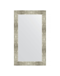 Зеркало в багетной раме алюминий 90 мм 70х120 см Evoform