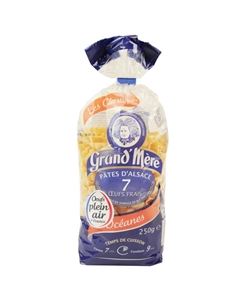 Макаронные изделия oceanes ракушки яичные, 250 г Grand mere