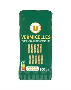 Изделия макаронные вермишель мелкая 0,5 кг Sistem u