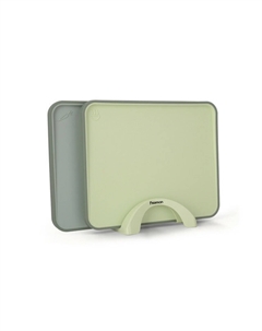 Набор разделочных досок зеленых 2 шт, 34х28 см Fissman