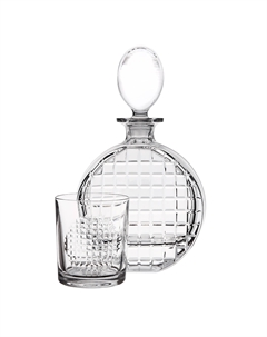 Набор для виски  a.s. magnifier Штоф 650мл+6 стаканов 320 мл Crystal bohemia