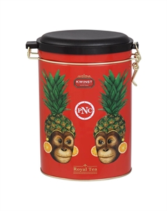 Чай чёрный цейлонский африка с клубникой 150 г Квинст