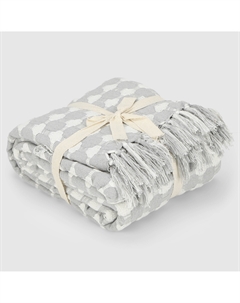 Плед circles светло-серый 180х200 см Homelines textiles