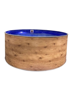 Бассейн 2,5х1,25 светлое дерево Laguna