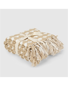 Плед circles бежевый 140х200 см Homelines textiles