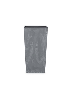 Кашпо Urbi square темно-серое 26х26х50 см Prosperplast