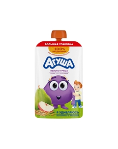 Пюре яблоко, груша, злаки 160 г Агуша