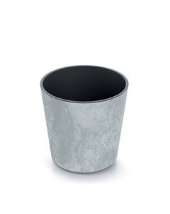Кашпо Urbi round серое 25х25 см Prosperplast