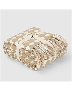 Плед circles бежевый 180х200 см Homelines textiles
