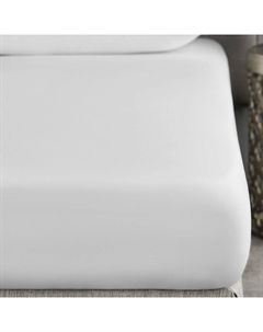 Простыня на резинке Авари белая 160х200+30 см Togas