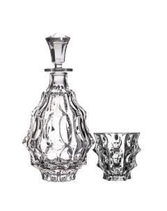 Набор для виски a.s. fortune штоф 700мл+6шт Crystal bohemia