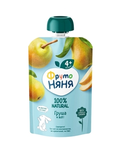 Пюре фруктовое Груша 90 г Фрутоняня