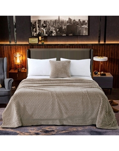 Покрывало Аврил бежевое 160х220 см Sofi de marko