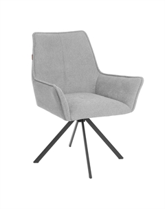 Кресло Murano/Мурано опора 360, велюр/букле (HYP), светло-серый Tc