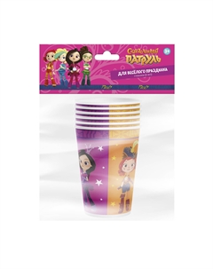 Набор стаканов Сказочный патруль 250 мл 6 шт Priority